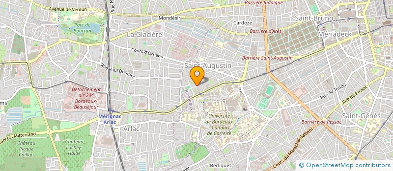 localisation de l'entreprise MONSIEUR SERGE MORAND  BORDEAUX