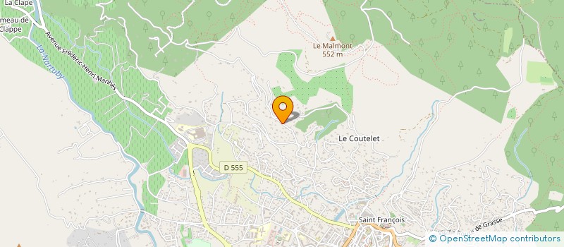 localisation de l'entreprise MONSIEUR SERGE MORANDIN  LE PLAN-DE-LA-TOUR