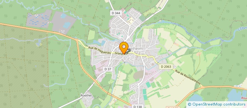 localisation de l'entreprise MONSIEUR SERGE MOREAU  SOUFFLENHEIM