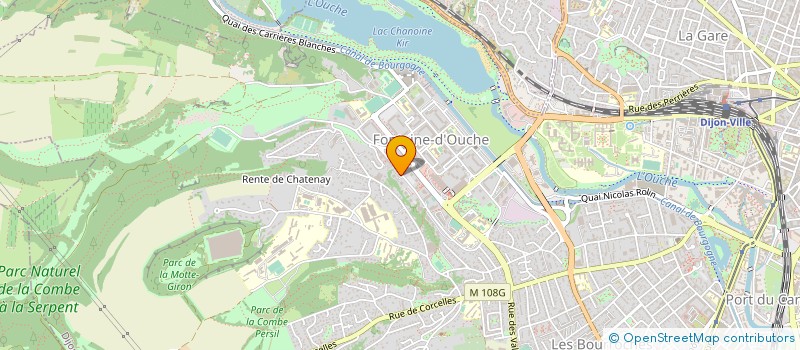 localisation de l'entreprise MONSIEUR SERGE MOREAU à DIJON