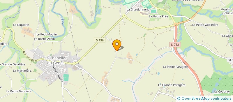 localisation de l'entreprise MONSIEUR SERGE MOREAU à MONTREVAULT-SUR-EVRE