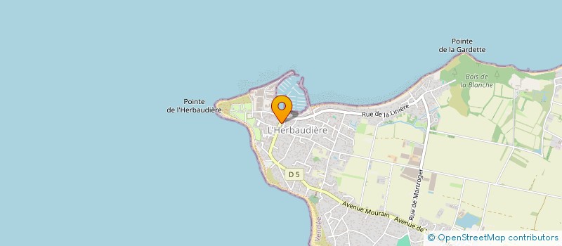 localisation de l'entreprise MONSIEUR SERGE MOREL  NOIRMOUTIER-EN-L'ILE