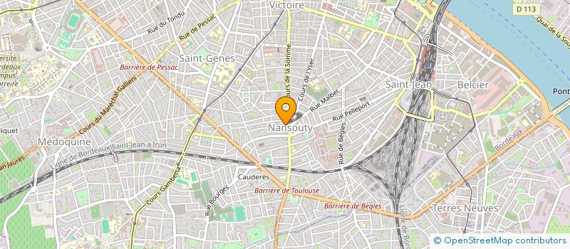 localisation de l'entreprise MONSIEUR SERGE MORICHON à BORDEAUX