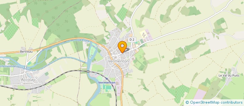 localisation de l'entreprise MONSIEUR SERGE MORIN  VERMENTON