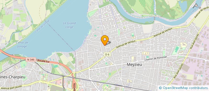 localisation de l'entreprise MONSIEUR SERGE MORO  MEYZIEU