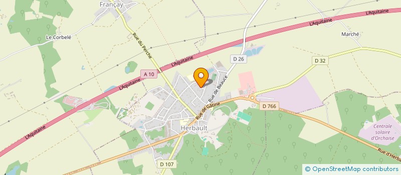 localisation de l'entreprise MONSIEUR SERGE MORTIER  HERBAULT