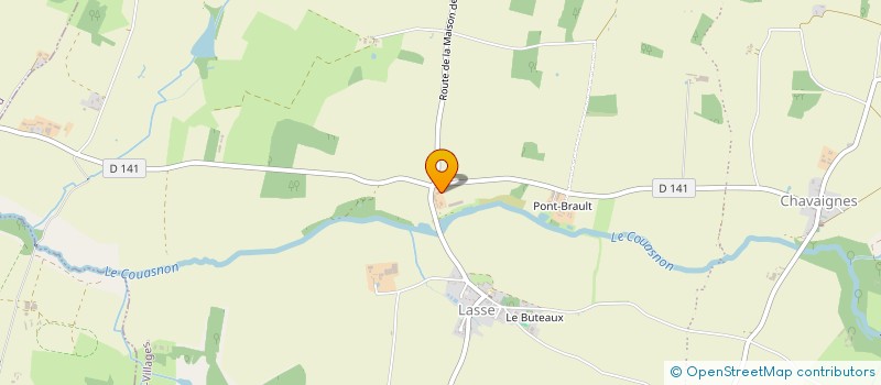 localisation de l'entreprise MONSIEUR SERGE MORTREAU  NOYANT-VILLAGES