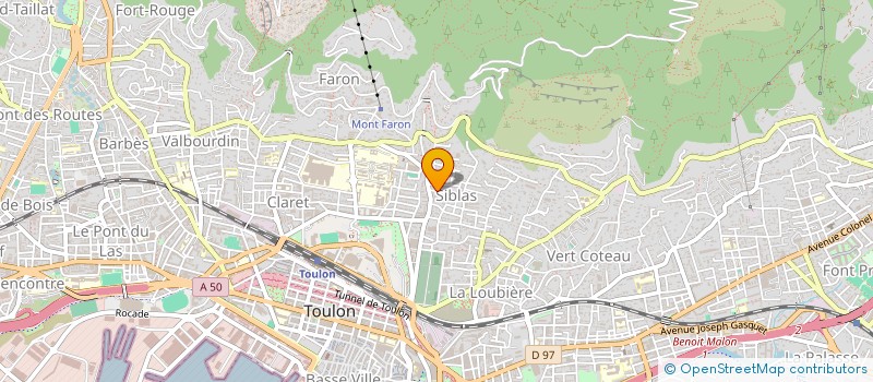 localisation de l'entreprise MONSIEUR SERGE MOSTACCHI  TOULON