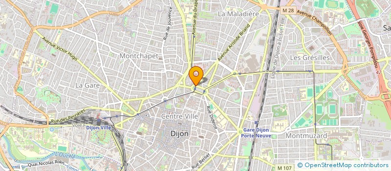 localisation de l'entreprise MONSIEUR SERGE MOUILLON à DIJON