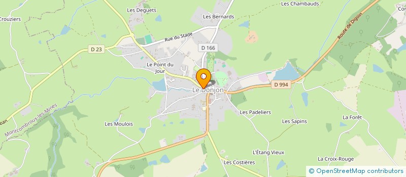 localisation de l'entreprise MONSIEUR SERGE MOULIN à LE DONJON