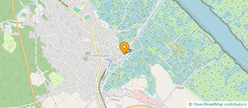 localisation de l'entreprise MONSIEUR SERGE MOULIN  LA TREMBLADE