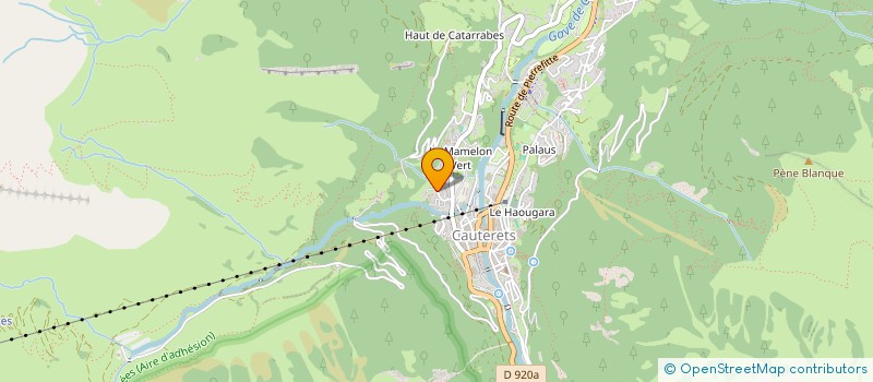 localisation de l'entreprise MONSIEUR SERGE MOURIER  CAUTERETS