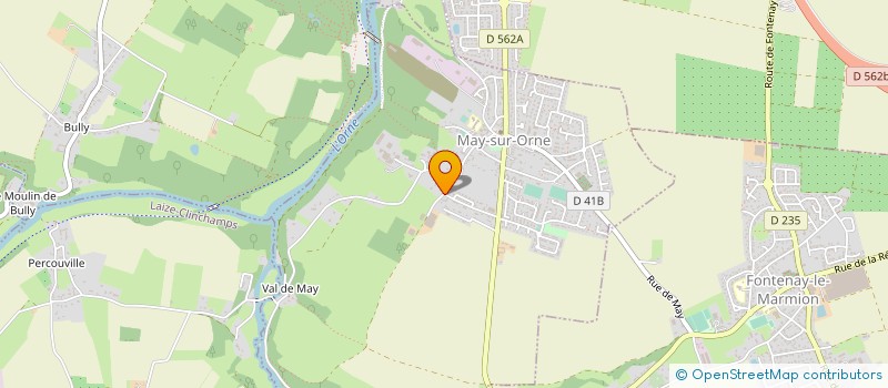 localisation de l'entreprise MONSIEUR SERGE MOUROCQ  MAY-SUR-ORNE
