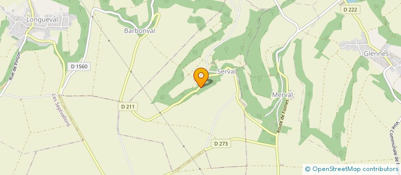 localisation de l'entreprise MONSIEUR SERGE MOUSSEAUX - LAMBERT  SERVAL