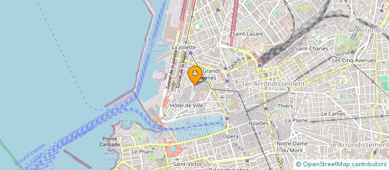 localisation de l'entreprise MONSIEUR SERGE MOUTARLIER à MARSEILLE