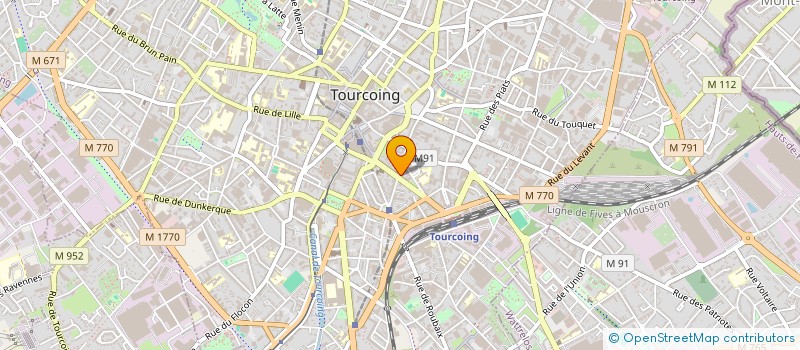 localisation de l'entreprise MONSIEUR SERGE MUBILANZILA  TOURCOING