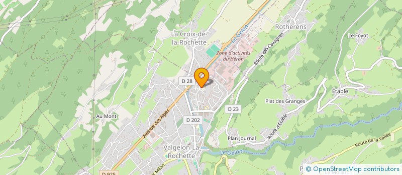 localisation de l'entreprise MONSIEUR SERGE MURAZ  VILLARD-SALLET