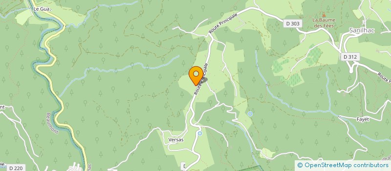 localisation de l'entreprise MONSIEUR SERGE MURE  SANILHAC