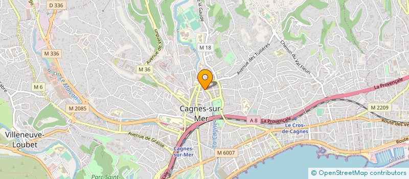 localisation de l'entreprise MONSIEUR SERGE NACHER à CAGNES-SUR-MER