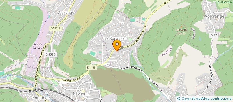 localisation de l'entreprise MONSIEUR SERGE NARDUZZO  HAYANGE