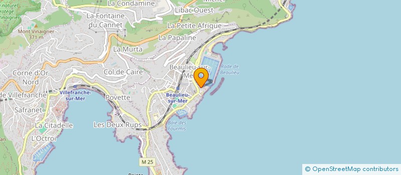 localisation de l'entreprise MONSIEUR SERGE NASARI à BEAULIEU-SUR-MER