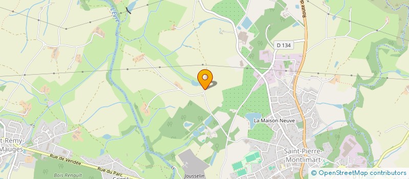 localisation de l'entreprise MONSIEUR SERGE NEAU  MAUGES-SUR-LOIRE