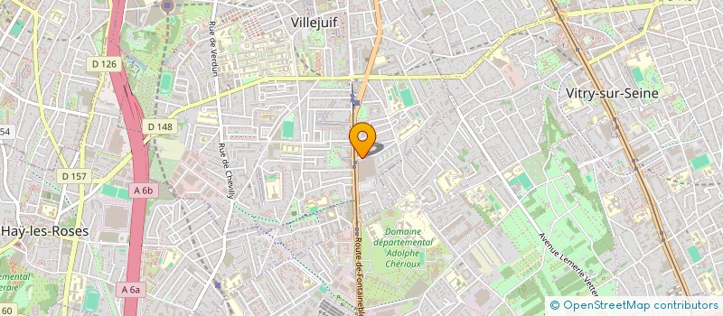 localisation de l'entreprise MONSIEUR SERGE NEDJAR à VILLEJUIF