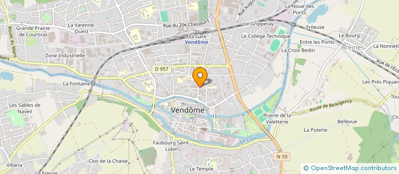 localisation de l'entreprise MONSIEUR SERGE NICOLAS  VENDOME