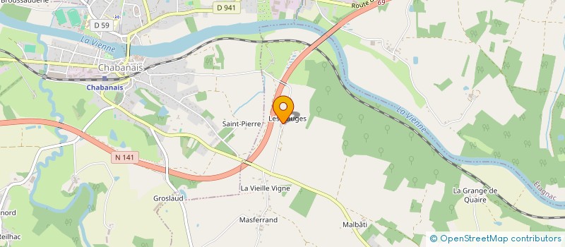 localisation de l'entreprise MONSIEUR SERGE NICOLAS  ETAGNAC