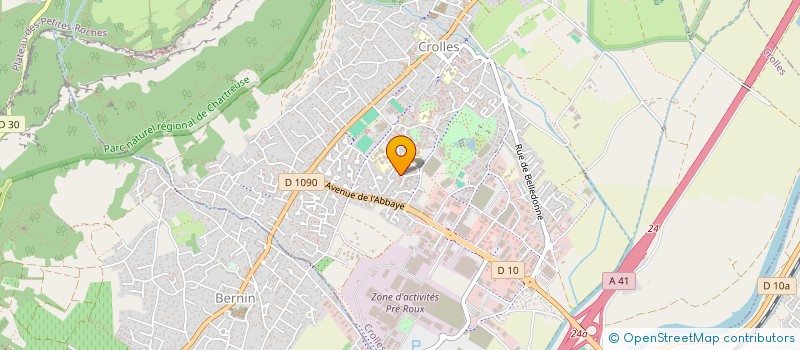 localisation de l'entreprise MONSIEUR SERGE NORMAND à CROLLES