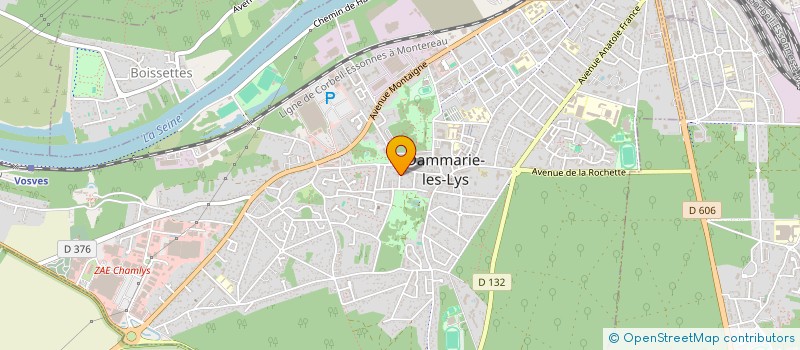 localisation de l'entreprise MONSIEUR SERGE NYA NANA à DAMMARIE LES LYS
