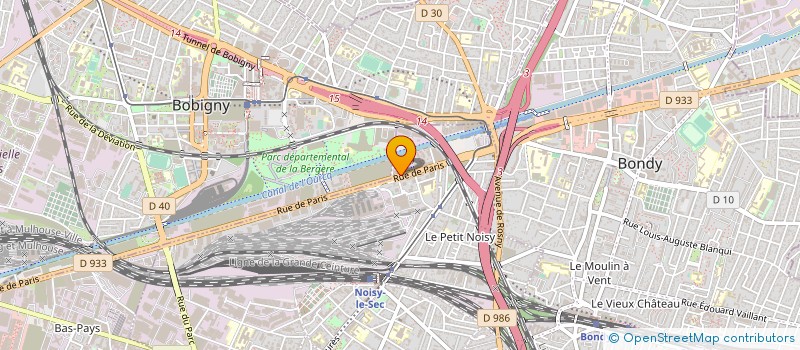 localisation de l'entreprise MONSIEUR SERGE NZENGELE à NOISY-LE-SEC