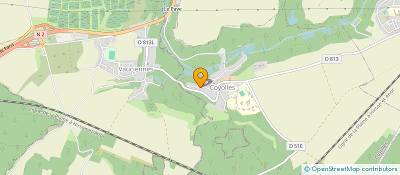 localisation de l'entreprise MONSIEUR SERGE ODEN  COYOLLES