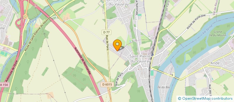 localisation de l'entreprise MONSIEUR SERGE OLIVIER  SAINT-ETIENNE-DU-VAUVRAY