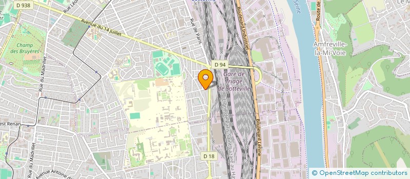 localisation de l'entreprise MONSIEUR SERGE ONDO ONDO  SOTTEVILLE-LES-ROUEN