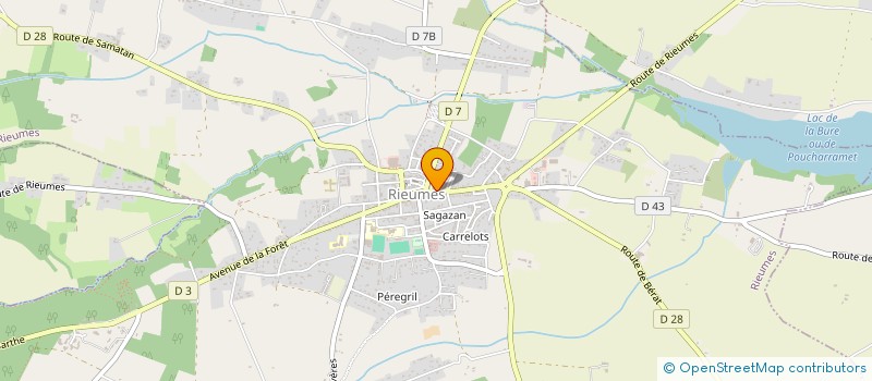 localisation de l'entreprise MONSIEUR SERGE ORTEGA  RIEUMES