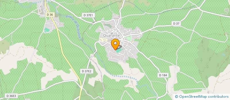 localisation de l'entreprise MONSIEUR SERGE ORTIZ  QUARANTE