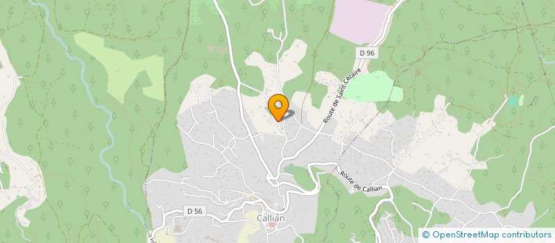 localisation de l'entreprise MONSIEUR SERGE OSINSKI  CALLIAN