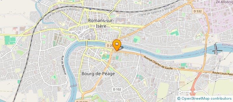 localisation de l'entreprise MONSIEUR SERGE OURCIVAL à BOURG-DE-PEAGE