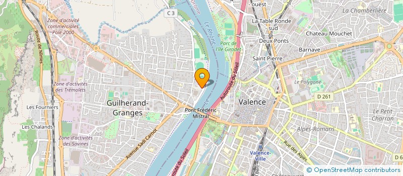 localisation de l'entreprise MONSIEUR SERGE PACAUD  GUILHERAND-GRANGES