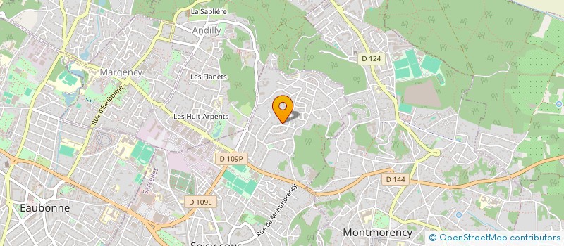 localisation de l'entreprise MONSIEUR SERGE PACE  SOISY SS MONTMORENCY