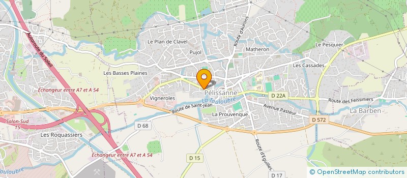 localisation de l'entreprise MONSIEUR SERGE PACE à PELISSANNE