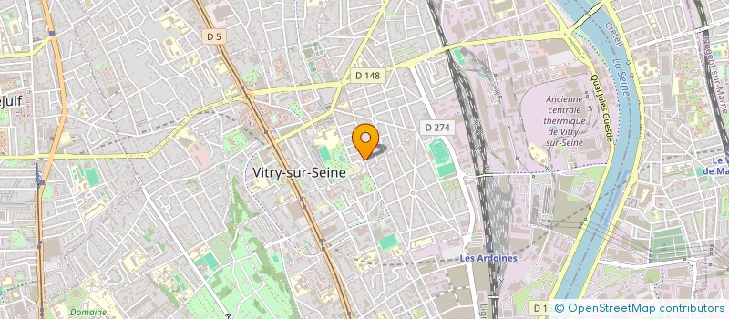 localisation de l'entreprise MONSIEUR SERGE PAILLIARD  VITRY-SUR-SEINE