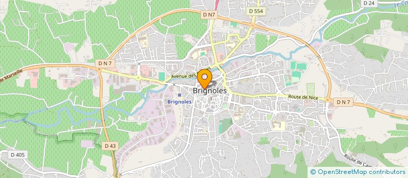 localisation de l'entreprise MONSIEUR SERGE PAIR  BRIGNOLES