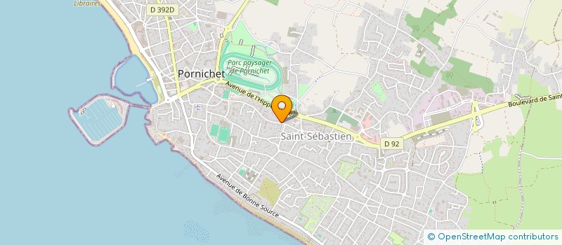 localisation de l'entreprise MONSIEUR SERGE PANNETIER à PORNICHET