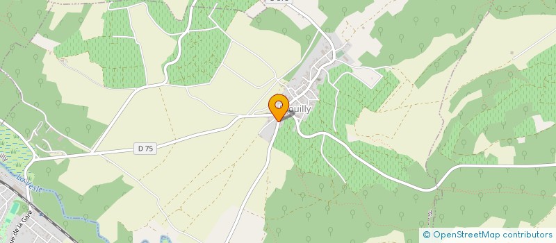 localisation de l'entreprise MONSIEUR SERGE PANNIER  PROUILLY