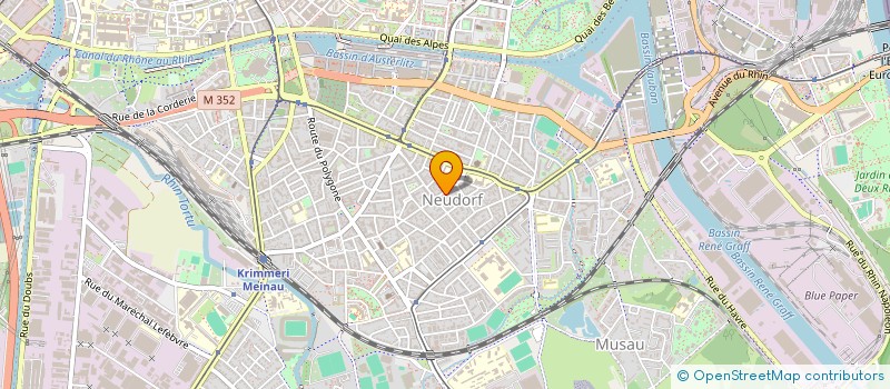 localisation de l'entreprise MONSIEUR SERGE PANON à STRASBOURG