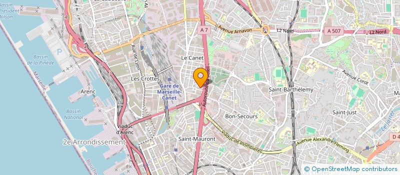 localisation de l'entreprise MONSIEUR SERGE PAPPALARDO  MARSEILLE 14EME