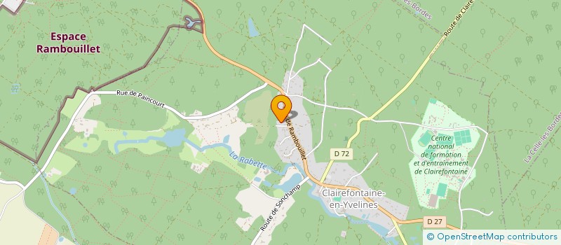 localisation de l'entreprise MONSIEUR SERGE PARACHINI  CLAIREFONTAINE-EN-YVELINES