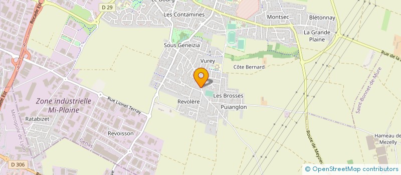 localisation de l'entreprise MONSIEUR SERGE PARADIS  GENAS